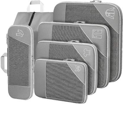 Set de 5 Bolsas Organizadoras de Compresión para Maleta