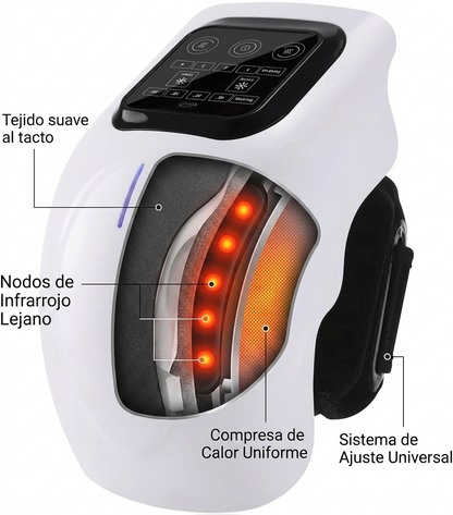 Masajeador termico e infrarrojo de Rodilla